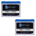 Mighty Max Battery 12V 75AH Lithium Replacement Battery compatible with Quantum Q6 Edge HD - 2PK MAX4008950